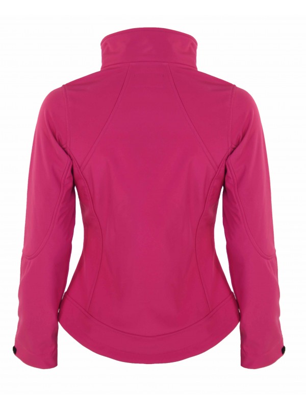 SOFTSHELL JAS DAMES grote maat (46, 48, 50, 52, 54, 56) roze Mona 2