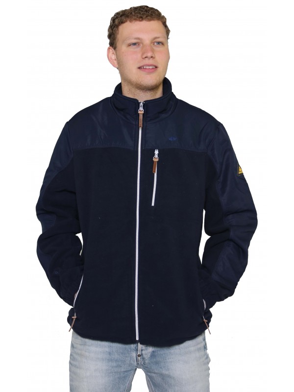 Fleece vest best sale heren met capuchon
