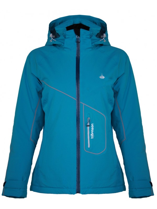 Blauwe ski jas new arrivals dames