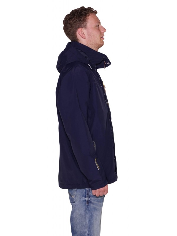 Heren regenjas sales met capuchon