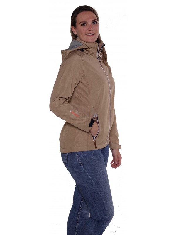 SOFTSHELL JAS DAMES taupe - Silje