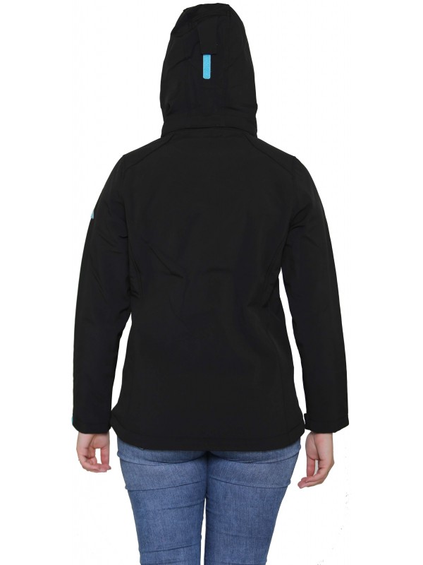 SOFTSHELL JAS DAMES zwart - Silje