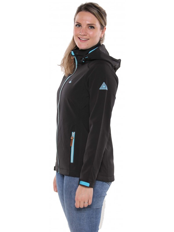 SOFTSHELL JAS DAMES zwart - Silje