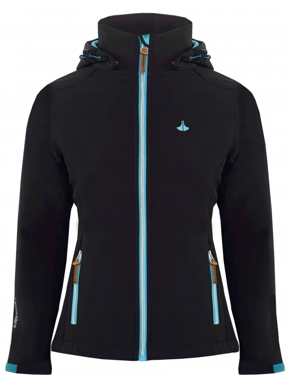 SOFTSHELL JAS DAMES ZWART - Silje