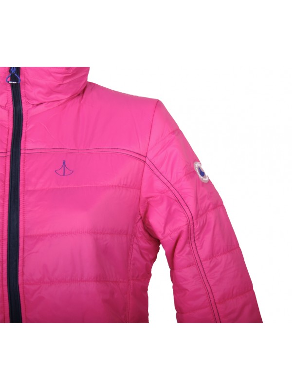 Roze gewatteerde meisjes zomerjas
