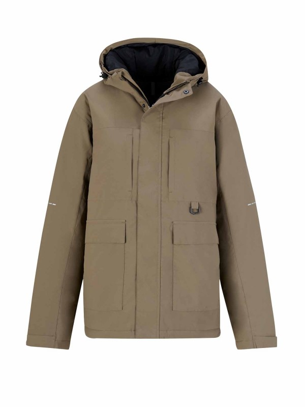 BJØRNSON Regenjas / Winterjas Heren - Waterdicht - Taupe
