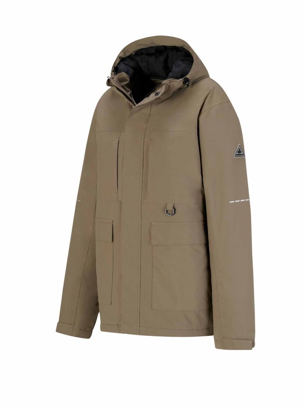 BJØRNSON Regenjas / Winterjas Heren - Waterdicht - Taupe