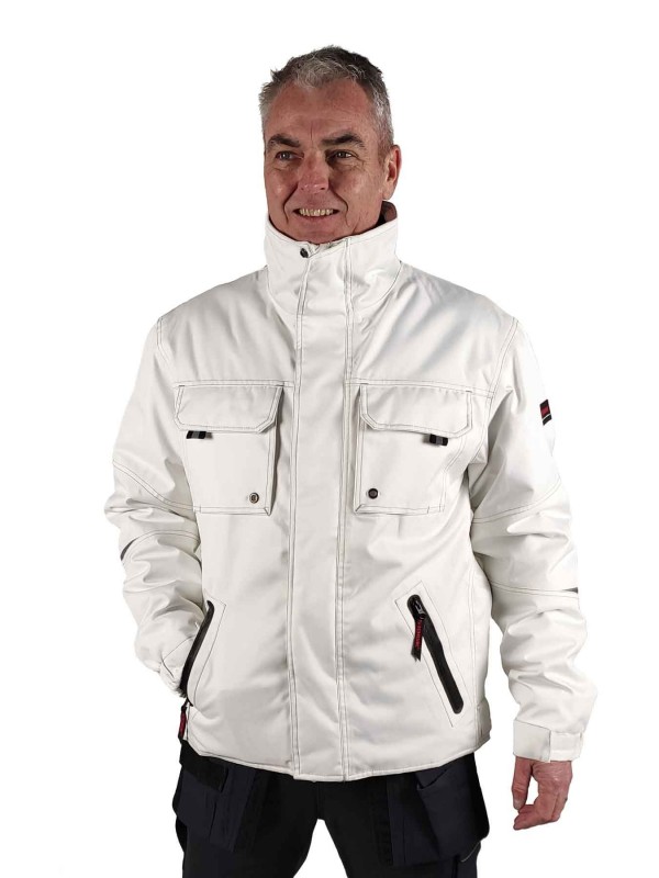 STØRVIK Schilders Werkjas Wit - S-4XL - BULLS