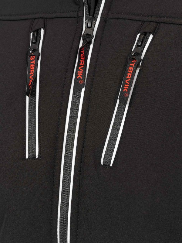 Softshell Werkjas Winter - Zwart - Storvik - Clive