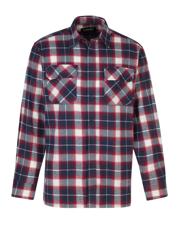 Flannel blouse heren sale