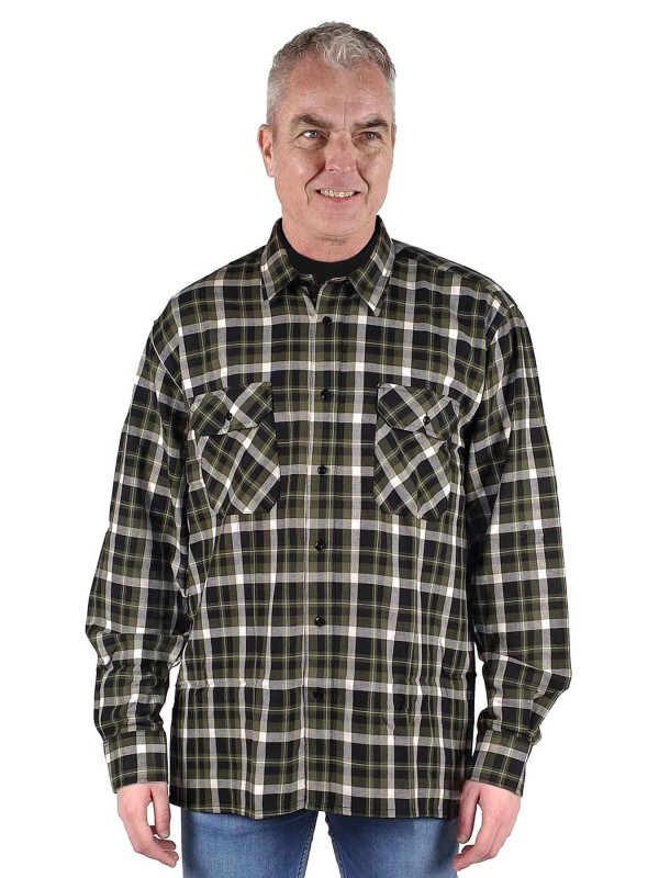 Geruite blouse mannen shop
