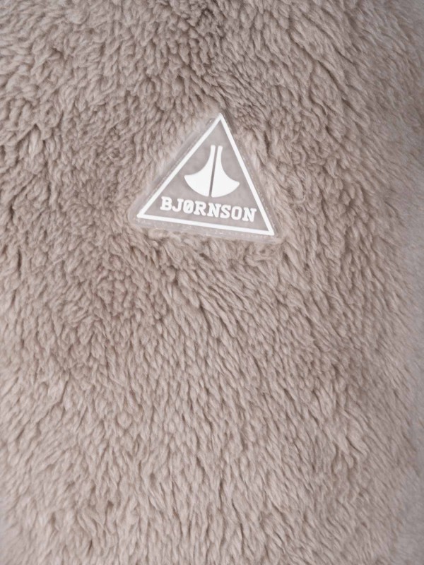 BJØRNSON Elin Coral Fleece Vest Dames 4 seizoenen - Zacht - Beige