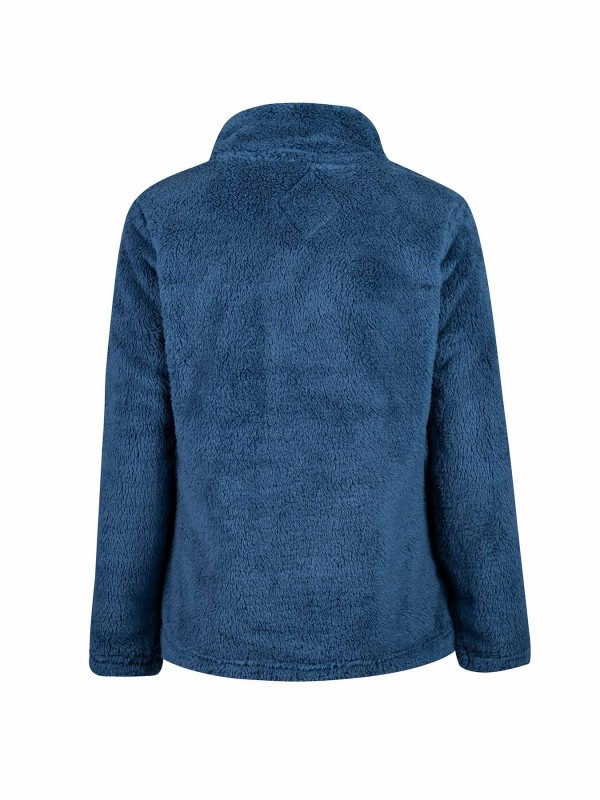 BJØRNSON Elin Coral Fleece Vest Dames 4 seizoenen - Zacht - Donkerblauw