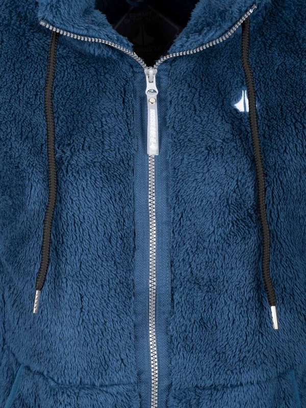 BJØRNSON Elin Coral Fleece Vest Dames 4 seizoenen - Zacht - Donkerblauw