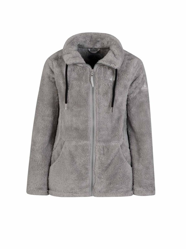 BJØRNSON Elin Coral Fleece Vest Dames 4 seizoenen - Zacht - Zwart