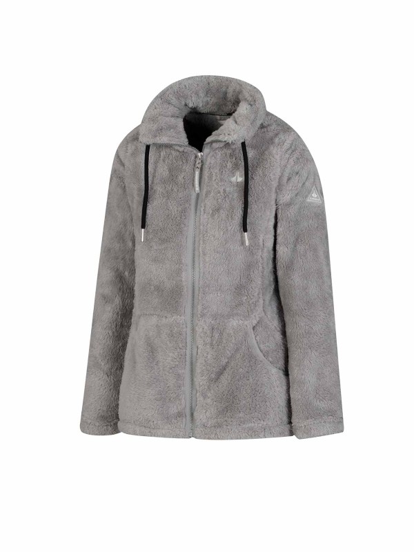 BJØRNSON Elin Coral Fleece Vest Dames 4 seizoenen - Zacht - Zwart