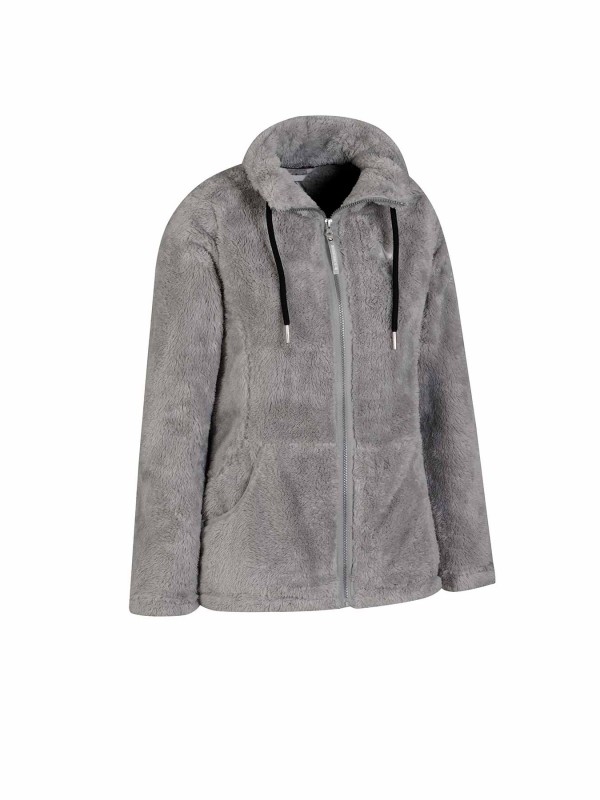 BJØRNSON Elin Coral Fleece Vest Dames 4 seizoenen - Zacht - Zwart