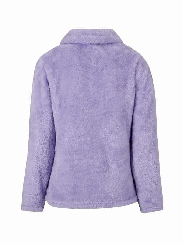 BJØRNSON Elin Coral Fleece Vest Dames 4 seizoenen - Zacht - Lila