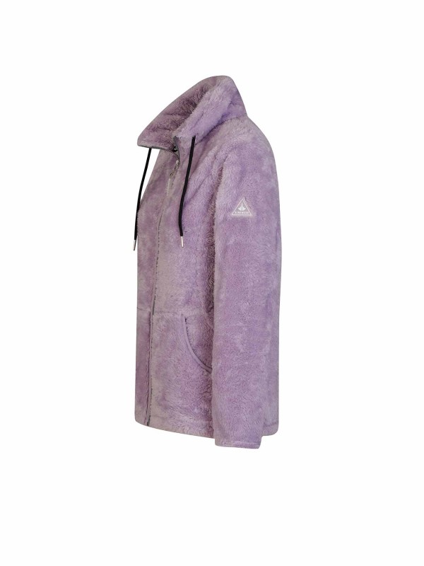 BJØRNSON Elin Coral Fleece Vest Dames 4 seizoenen - Zacht - Lila Paars