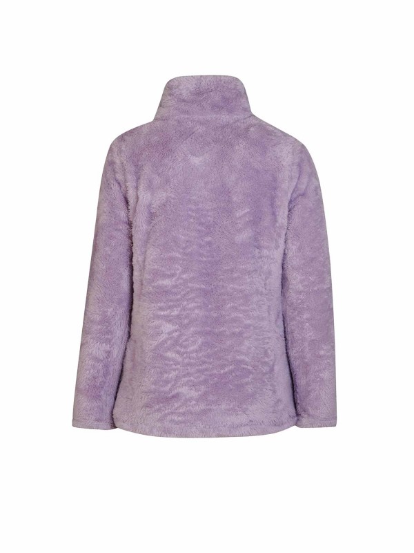 BJØRNSON Elin Coral Fleece Vest Dames 4 seizoenen - Zacht - Lila Paars