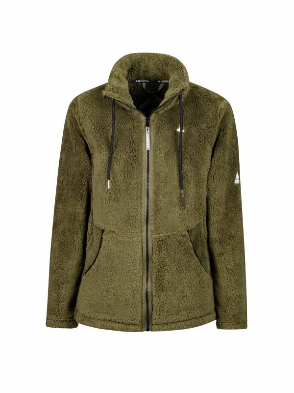 Lange fleece trui dames shop