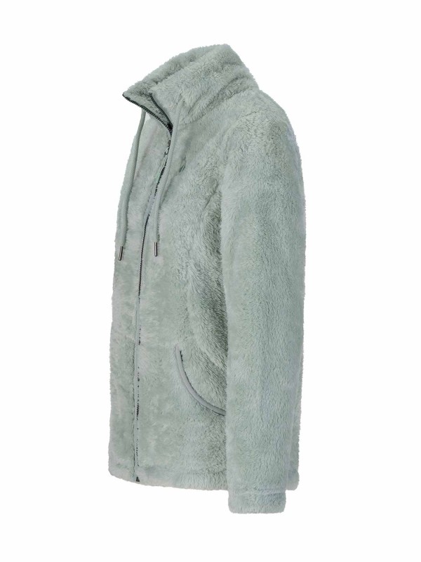 BJØRNSON Elin Coral Fleece Vest Dames 4 seizoenen - Zacht - Lichtgroen