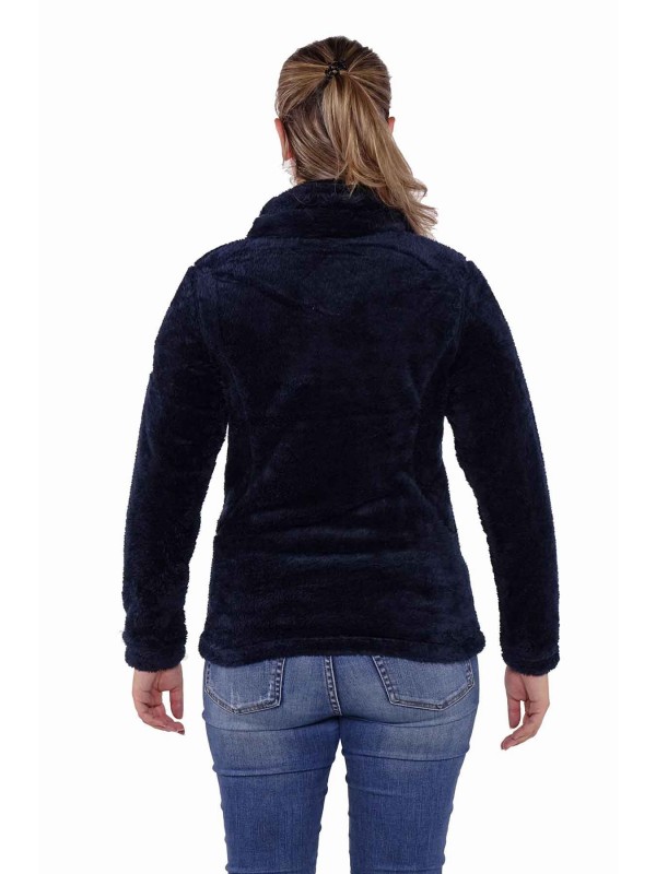 BJØRNSON Coral Fleece Vest Zacht / 4 seizoenen Dames Donkerblauw - 36-56 - ELIN