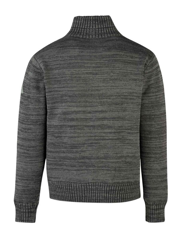 Gebreid Wintervest Winddicht Heren Antraciet Melange - Maat M-4XL - Eric
