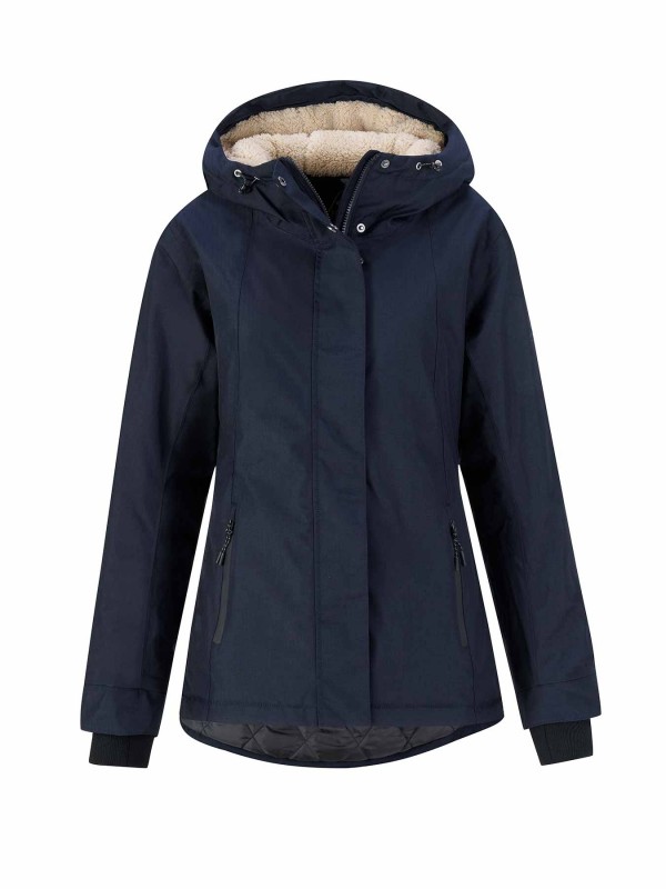BJØRNSON Ester Regenjas / Winterjas Waterdicht Dames - Donkerblauw