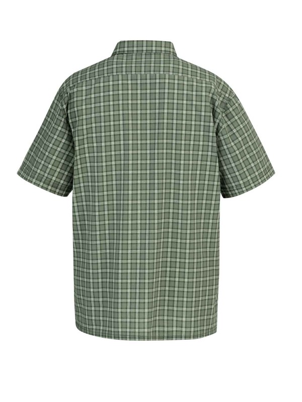 Geblokte blouse met korte mouw kopen Werkkleding Storvik 27 95