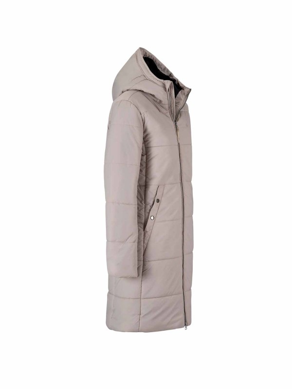 BJØRNSON Parka Winterjas Dames Warm gewatteerd Beige - FIA