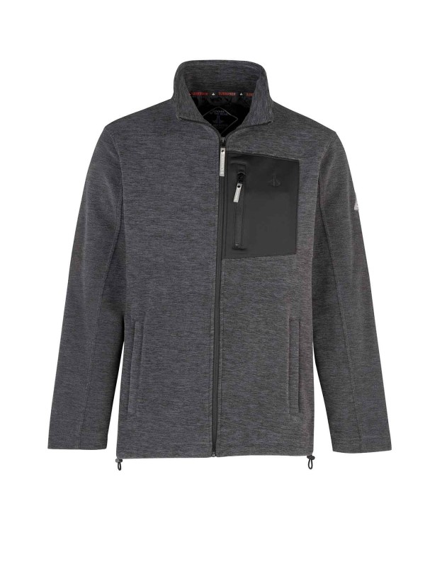BJØRNSON FONDS Fleece vest 4 seizoenen Heren -S-6XL- Antraciet