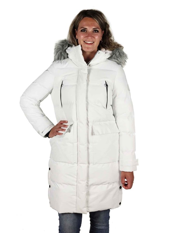 Voordracht Wiens Sneeuwstorm Winterjas dames wit kopen? - Bjornson.nl - €99,95