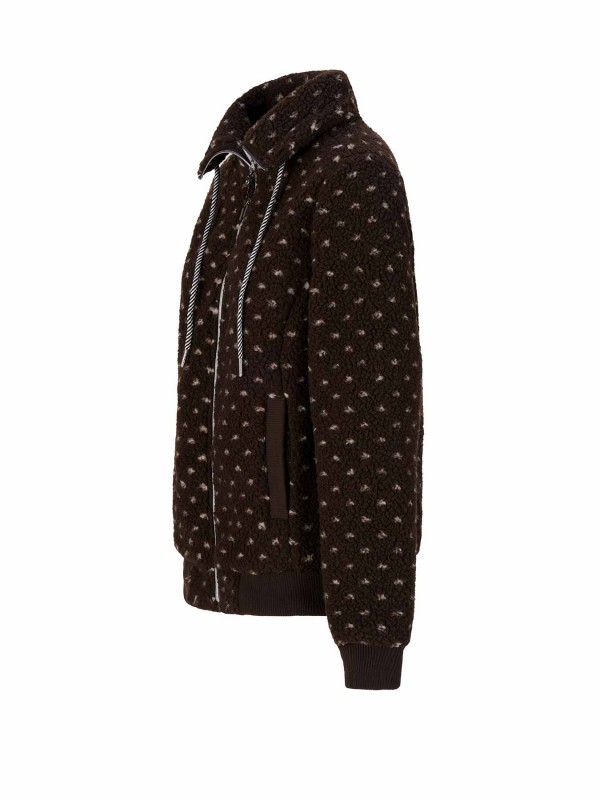 BJØRNSON Greta Teddy Fleece Vest Dames 4 seizoenen - Zacht - Bruin