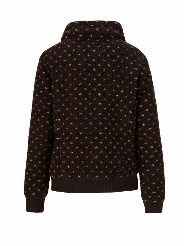 BJØRNSON Greta Teddy Fleece Vest Dames 4 seizoenen - Zacht - Bruin