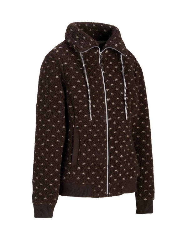 BJØRNSON Greta Teddy Fleece Vest Dames 4 seizoenen - Zacht - Bruin
