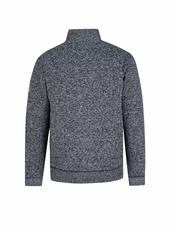 BJØRNSON Gus Kabel-gebreid Vest Fleece Gevoerd Heren - S-6XL - Grijs