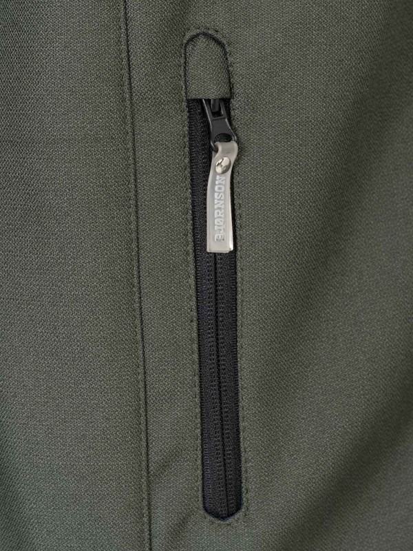 BJØRNSON Softshell Jas Teddyvoering Winddicht Heren Rosin Groen Melange - S-4XL - HAMM