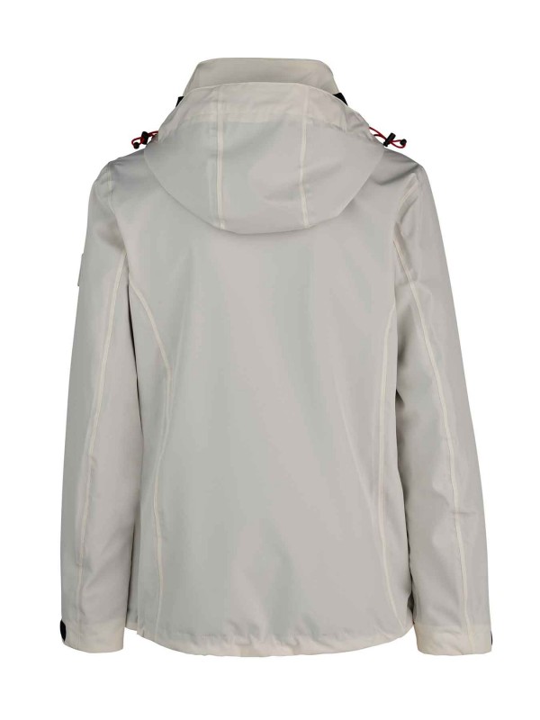 BJØRNSON Regenjas Zomerjas Dames Waterdicht Raspberry Wit - 36-56 - Iduna