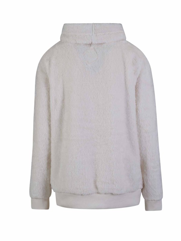 BJØRNSON Ilmi Coral Fleece Trui Pullover Dames - Off-White