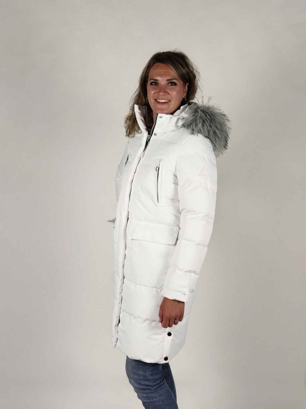 Glimp Grazen Ordelijk Winterjas dames wit kopen? - Bjornson.nl - €99,95