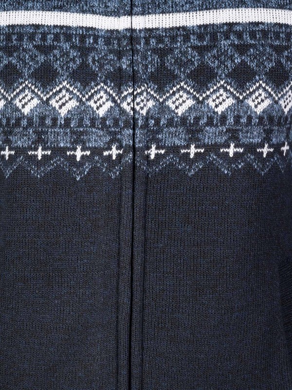 BJØRNSON Noors Gebreid Wintervest (met teddyvoering) Heren Antraciet - JARI