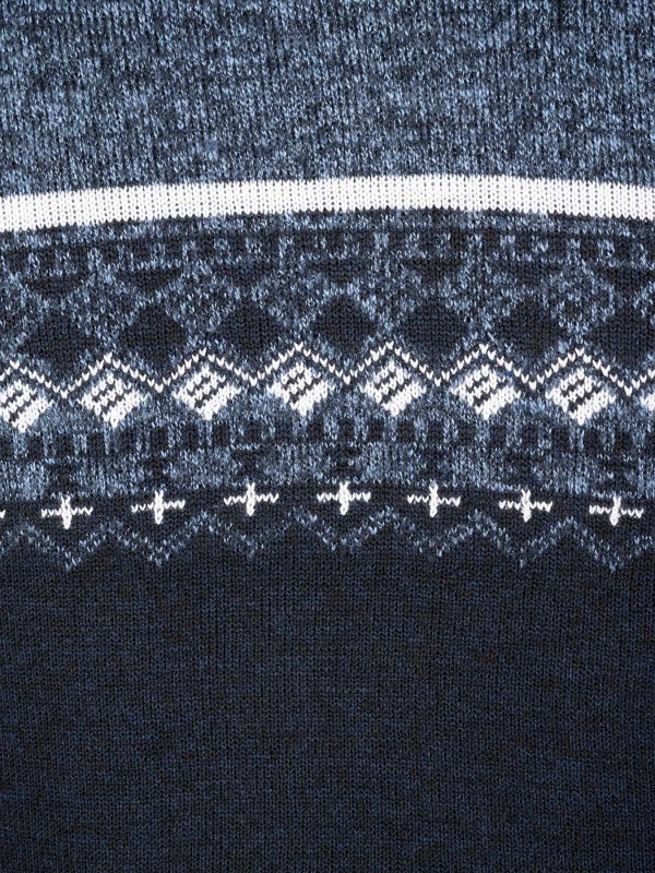 BJØRNSON Noors Gebreid Wintervest (met teddyvoering) Heren Antraciet - JARI