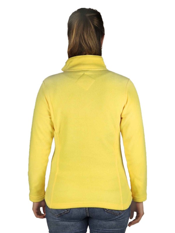 Fleece Vest 4 Seizoenen Dames Geel - 36-56 - JENNA