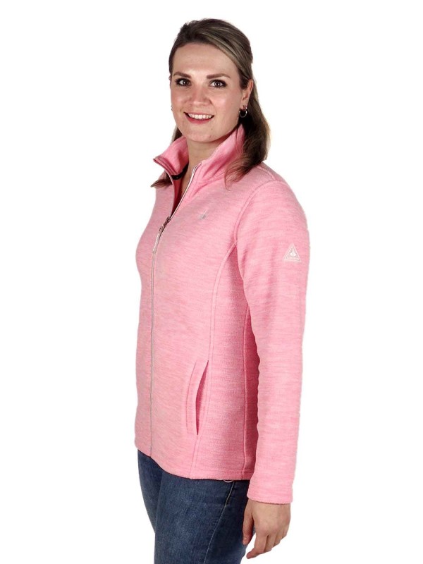 Roze fleece vest dames best sale