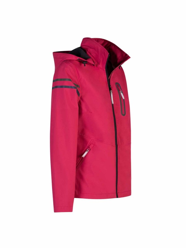 BJØRNSON Softshell Zomerjas Dames Granita Rood - Winddicht - Ademend - JINTE