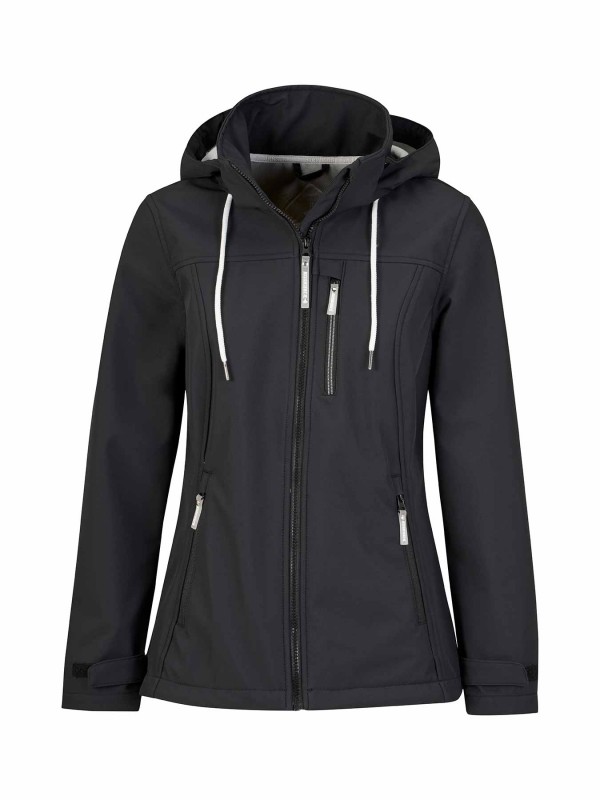 BJØRNSON Softshell Jas 4 seizoenen Dames Zwart - KAISA