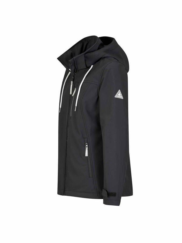 BJØRNSON Softshell Jas 4 seizoenen Dames Zwart - KAISA
