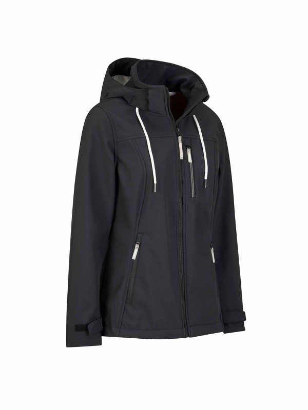 BJØRNSON Softshell Jas 4 seizoenen Dames Zwart - KAISA