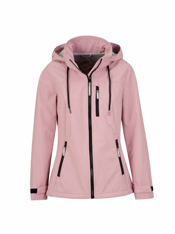BJØRNSON Softshell Jas 4 seizoenen Dames Oud Roze - KAISA